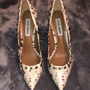 Steve Madden Snake Skin Heels
